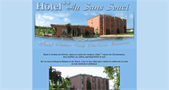 Desktop Screenshot of hotel-au-sans-souci.fr